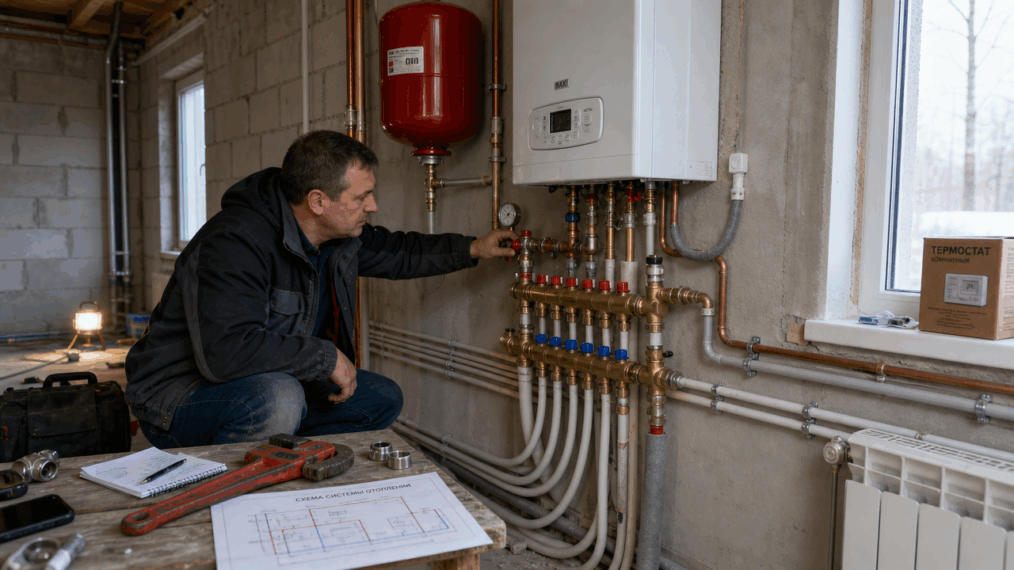 razvodka otoplenija v chastnom dome vybor kotla a54e7903