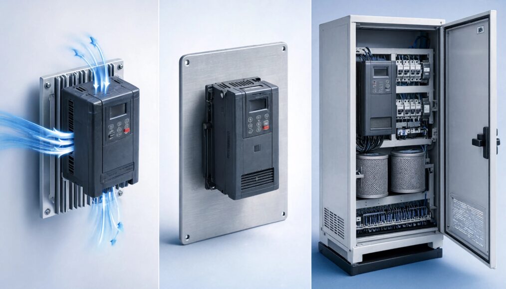vfd cooling variants comparison